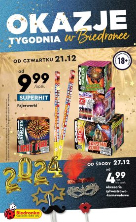 Gazetka reklamowa ważna od 2023-12-21 00:00:00 do 2023-12-30 23:59:59