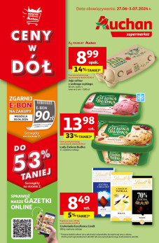 Gazetka reklamowa ważna od 2024-06-27 00:00:00 do 2024-07-03 23:59:59