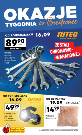 Gazetka reklamowa ważna od 2024-09-16 00:00:00 do 2024-10-02 23:59:59